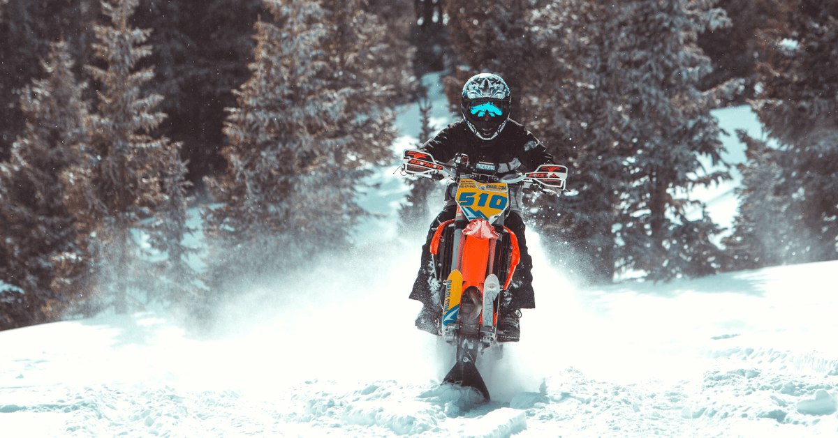 Riding a motorcycle in snow, Snow Cycle