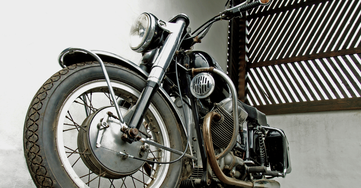 Antique motorcycle