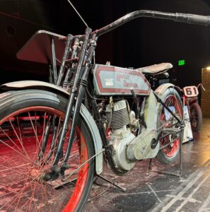 Vintage Harley motorcycle