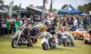 Motorcycle games are featured at the fall Thunder Beach Motorcycle Rally