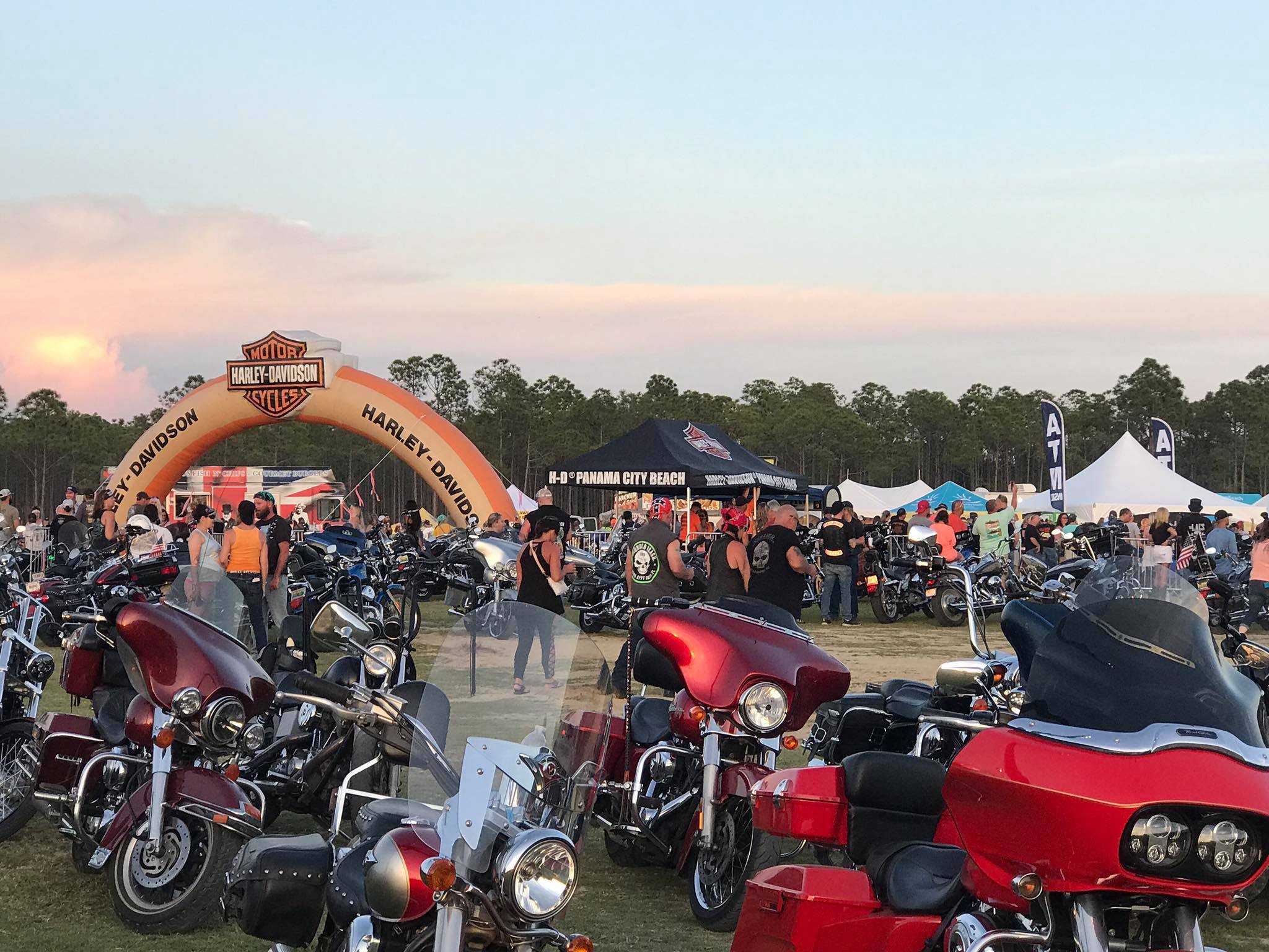 Panama Beach is the scene of the Fall 2023 Thunder Beach Motorcycle Rally, sponsored by Law Tigers