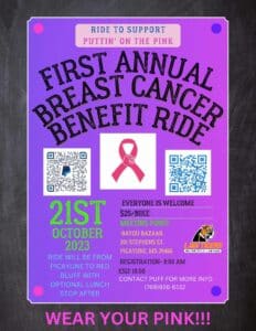 Breast Cancer Ride details for Oct. 21