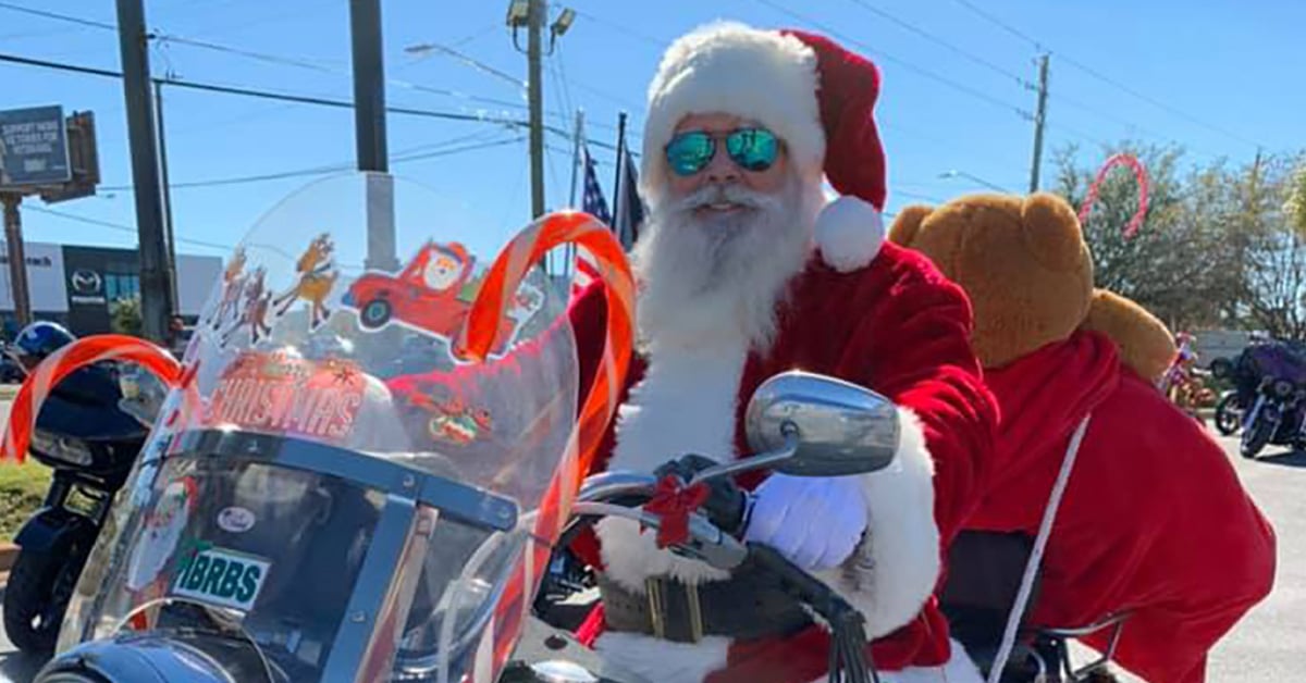Join Santa on a motorcycle during the 44th Annual Toys 4 Tots Ride on the Emerald Coast.