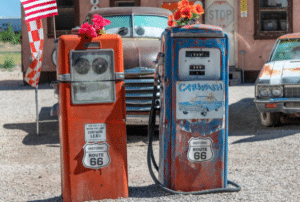 route 66 vintage gas station